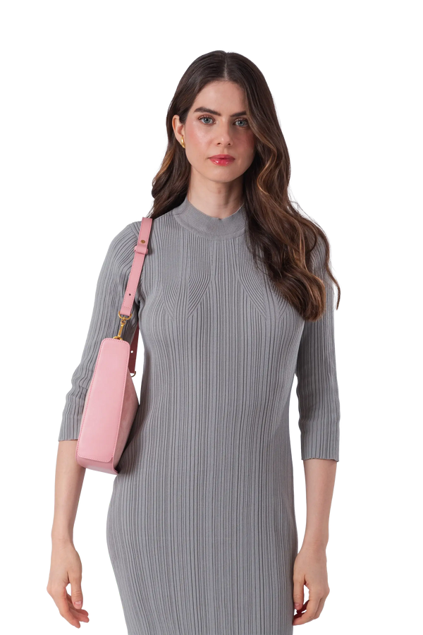 10AM camurça medium bag rosa