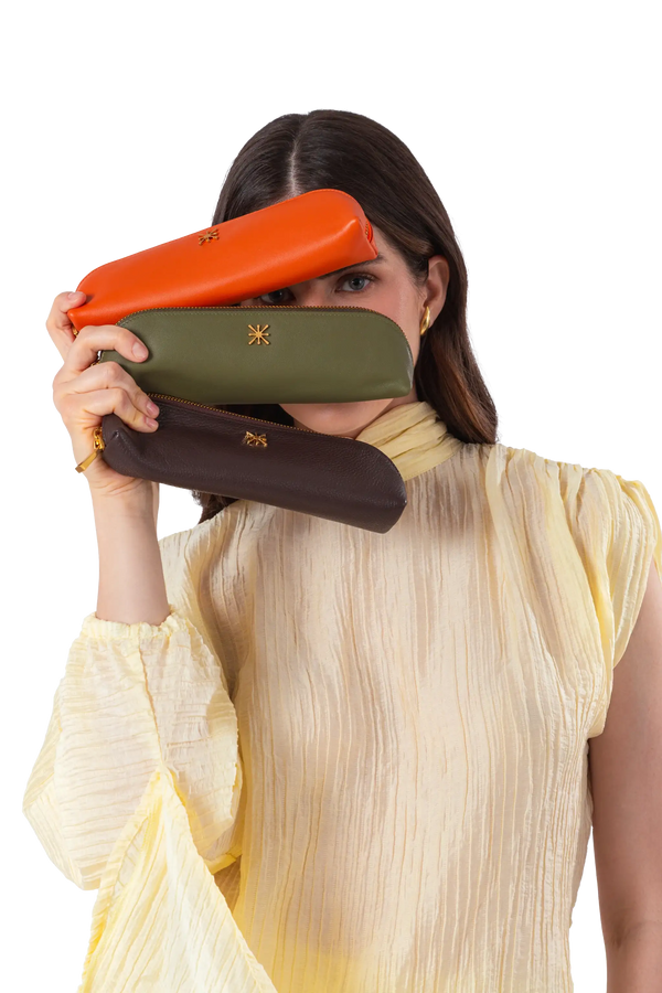 Pen case verde