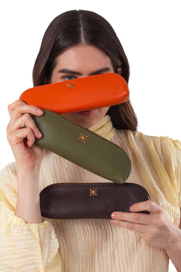 Pen case verde