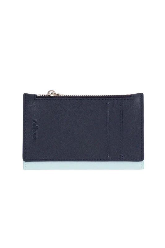 Modular wallet azul claro e bege