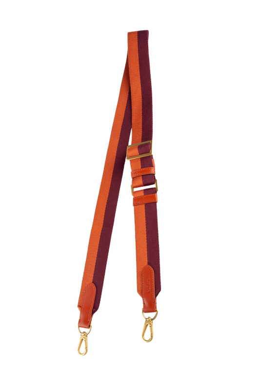 All Day Gold Strap Cerâmica Burgundy