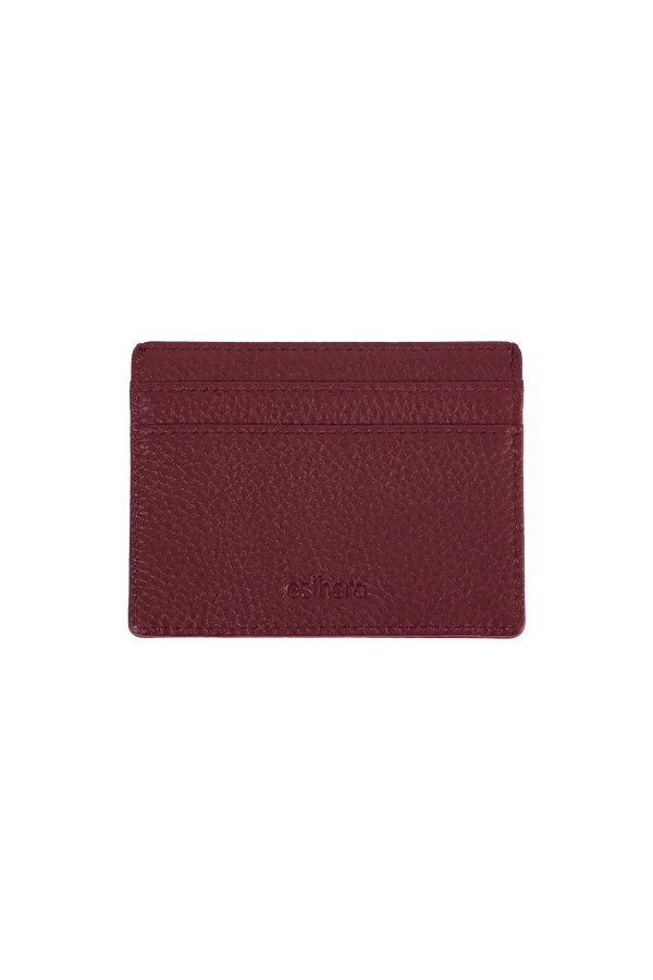 Card holder burgundy
