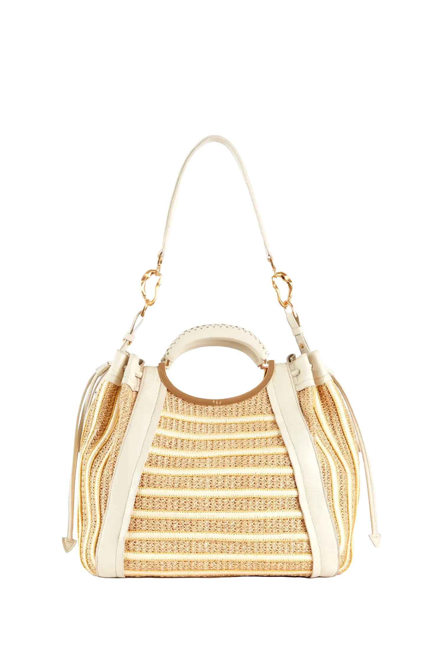 Crab Raffia Handbag Areia