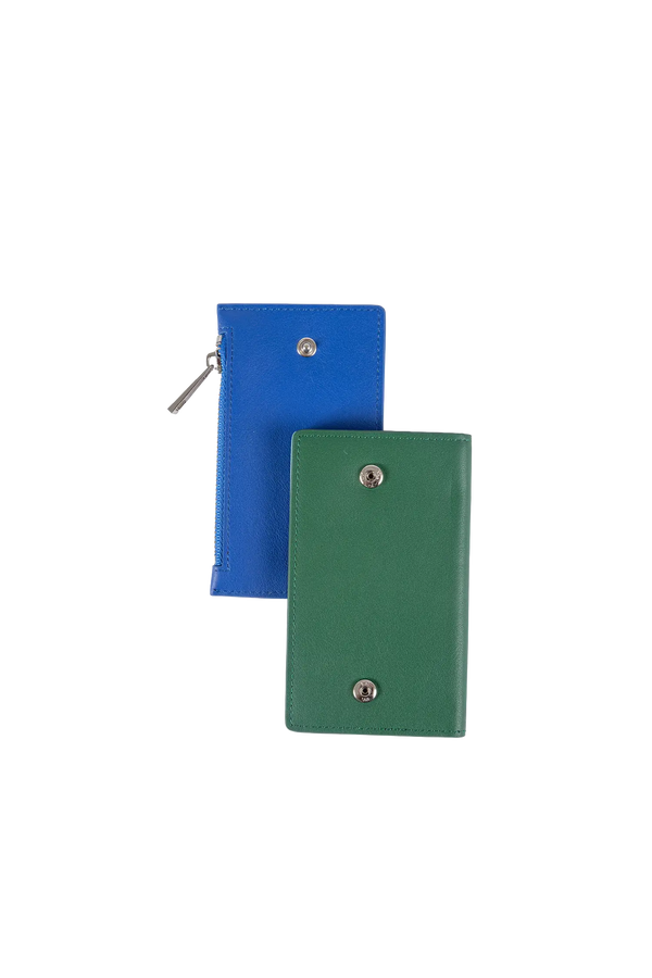Modular wallet verde e azul