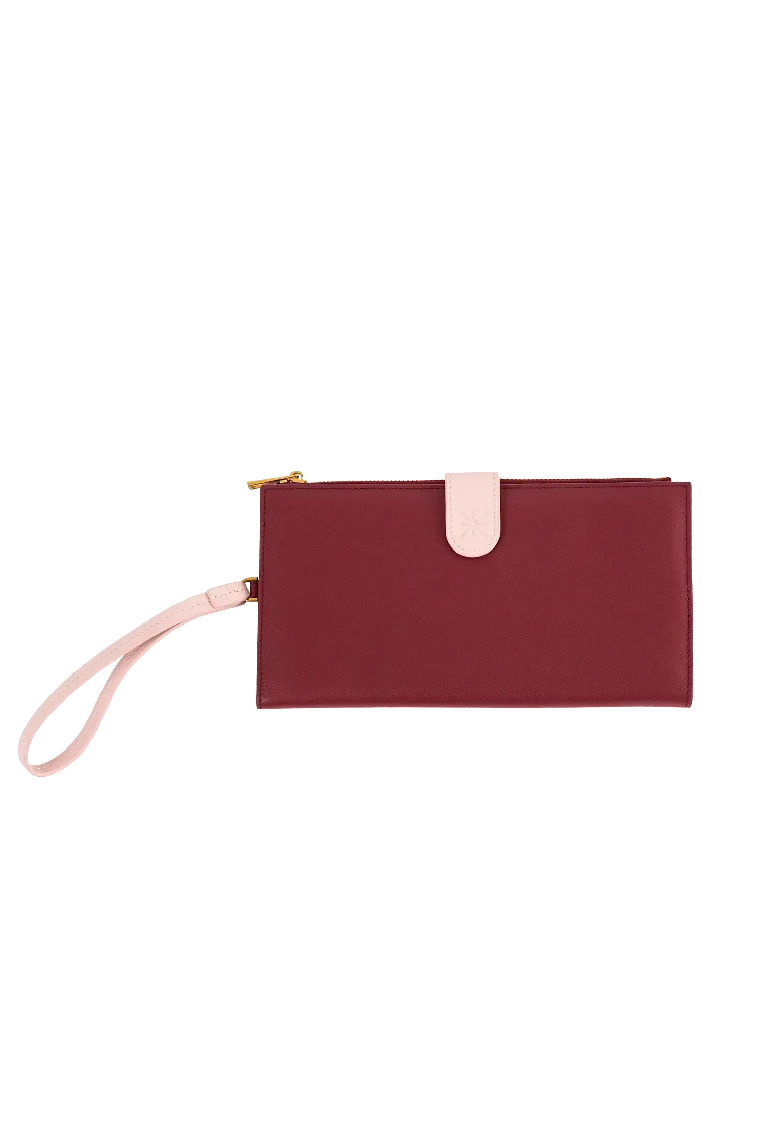 Passport holder burgundy e rosa