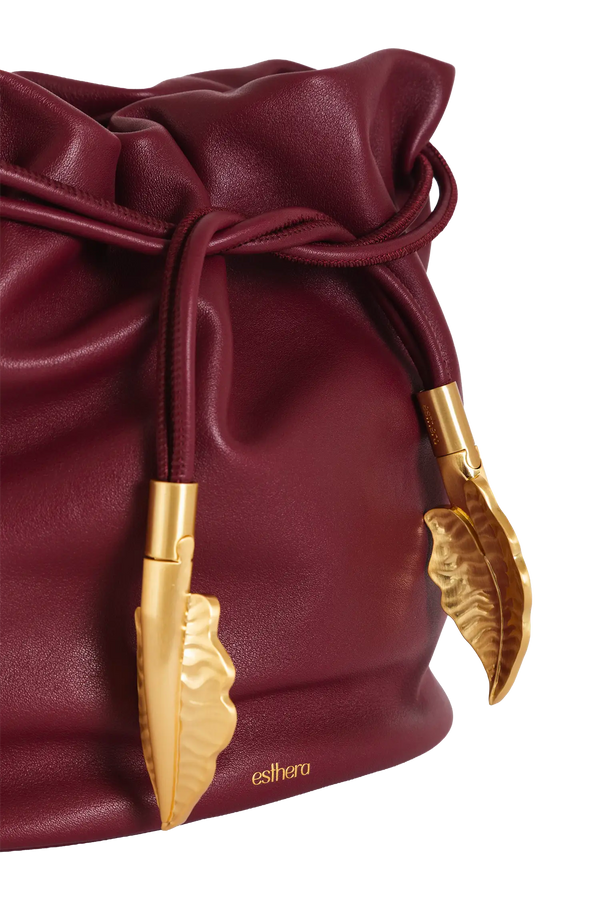 Esthera pouch burgundy