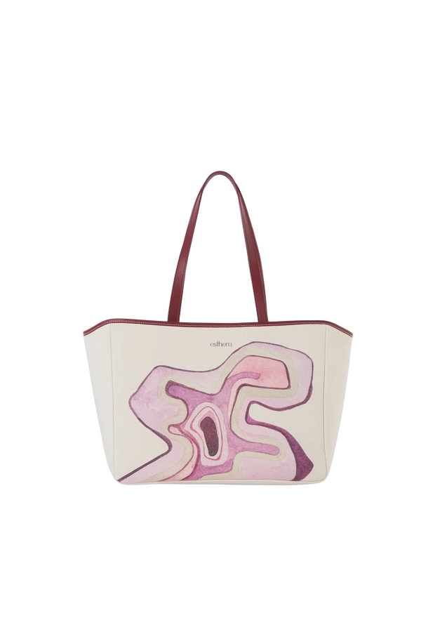 Tote Jardim Modernista Rosa