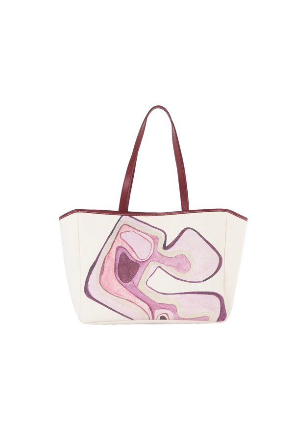 Tote Jardim Modernista Rosa