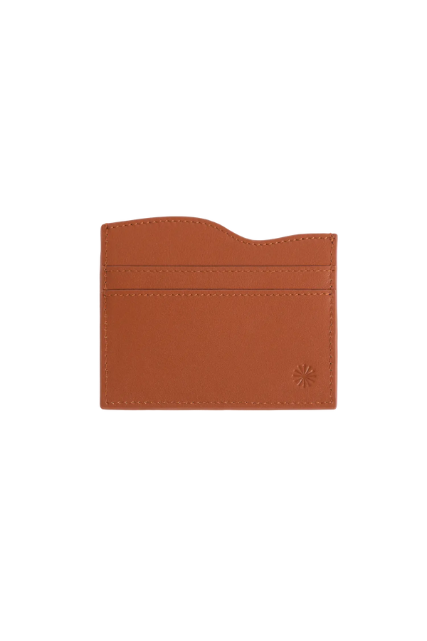 Waves card holder marrom