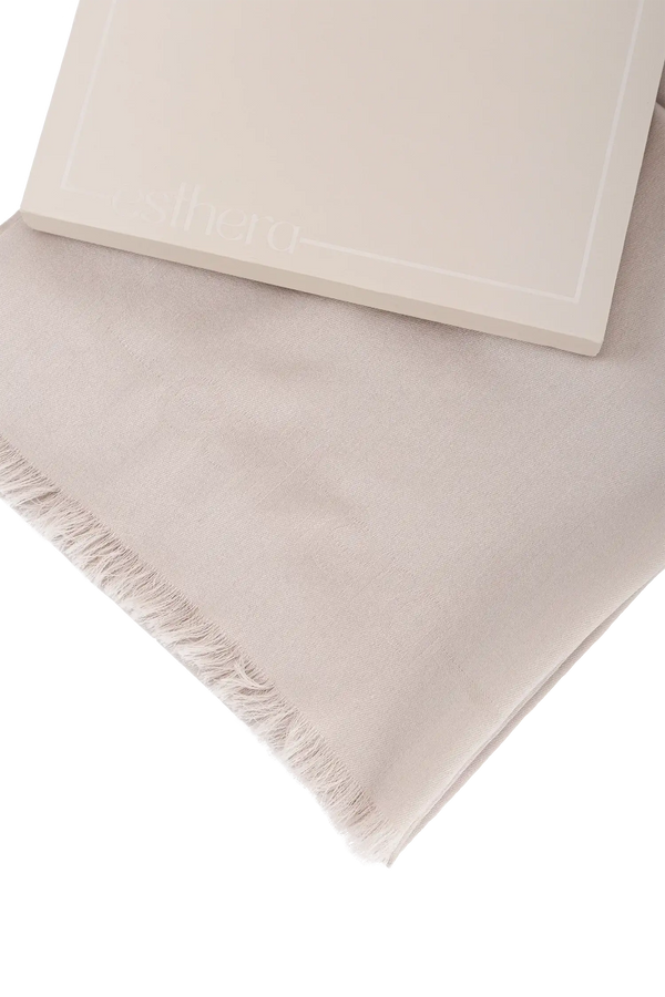 Wool scarf cinza